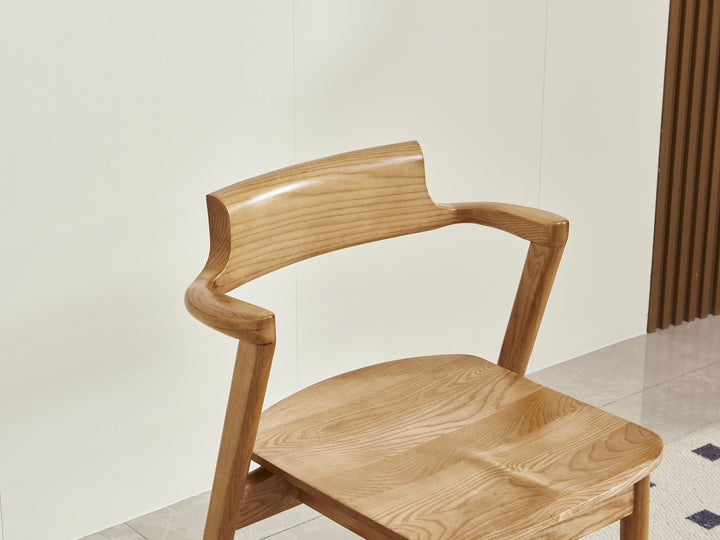 Carson Oak Wood Dining Chair (Set of 2)