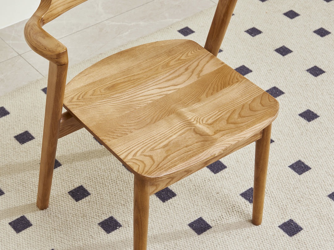 Carson Oak Wood Dining Chair (Set of 2)