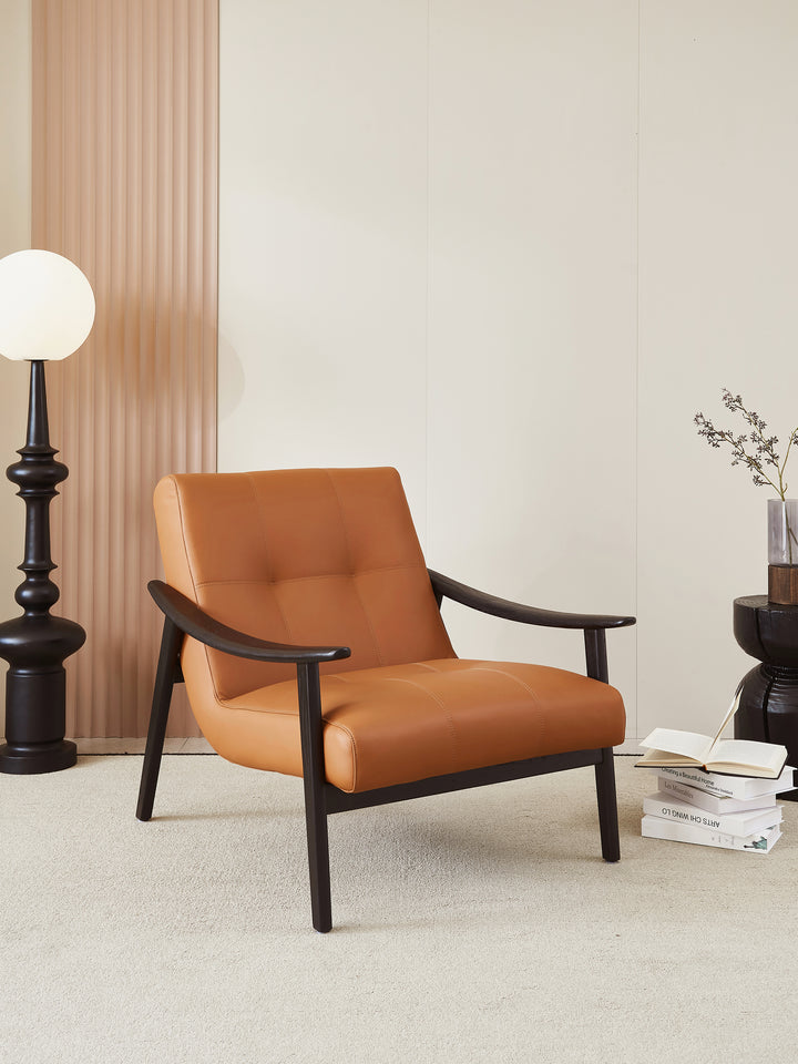 Dan Genuine Leather Armchair