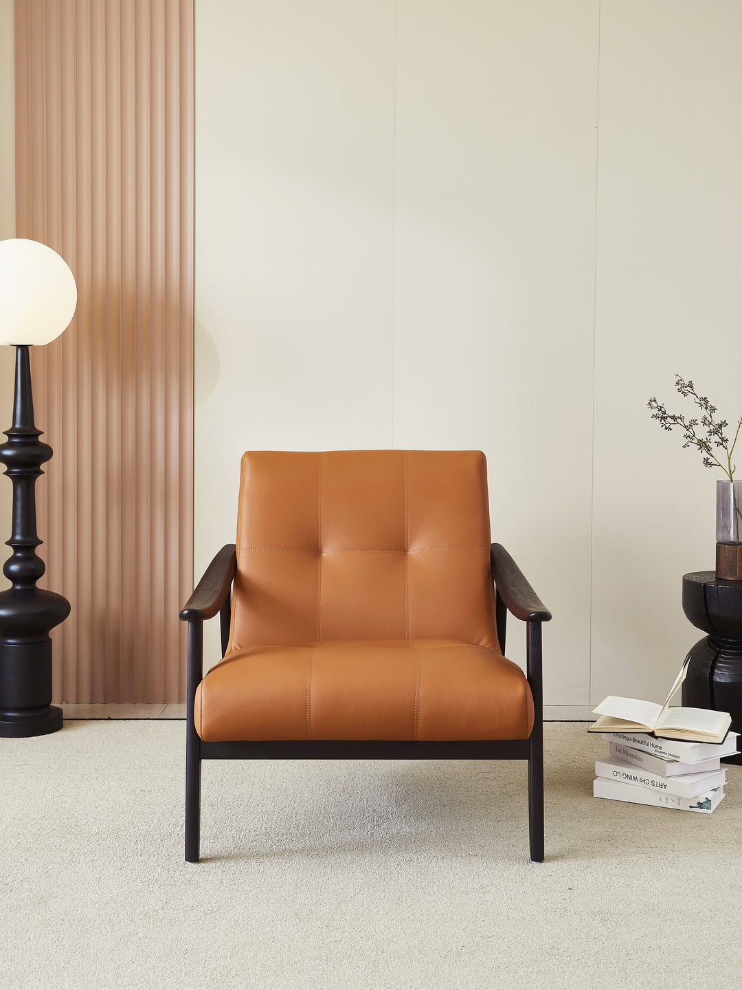 Dan Genuine Leather Armchair