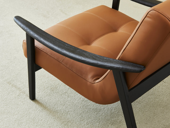 Dan Genuine Leather Armchair