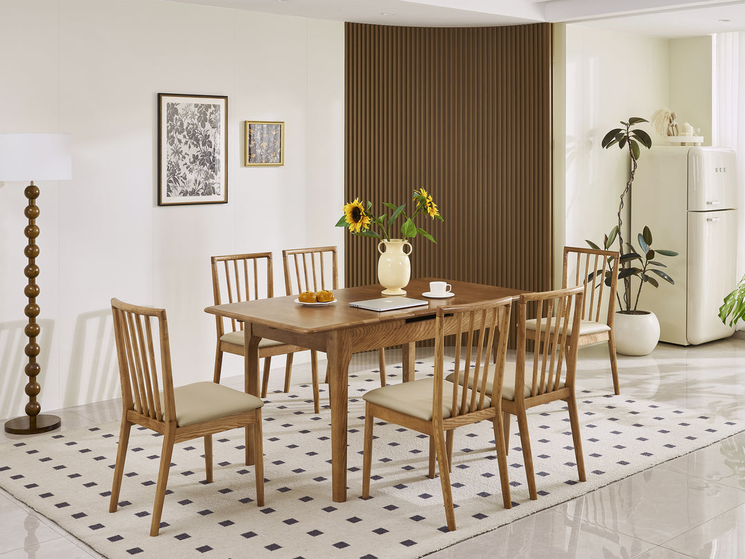 Natural Dan Larsen Extendable Dining Table