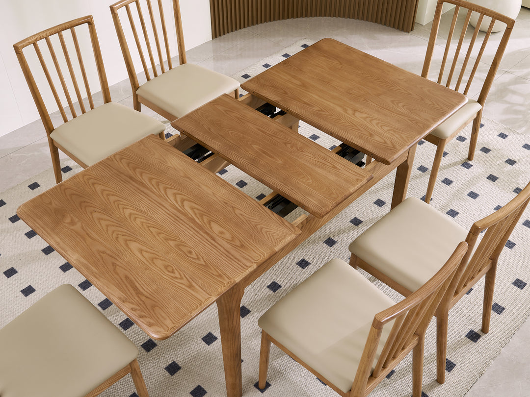 Natural Dan Larsen Extendable Dining Table