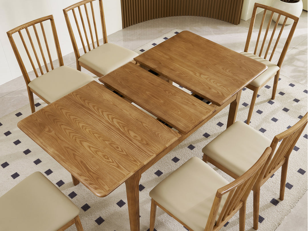 Natural Dan Larsen Extendable Dining Table