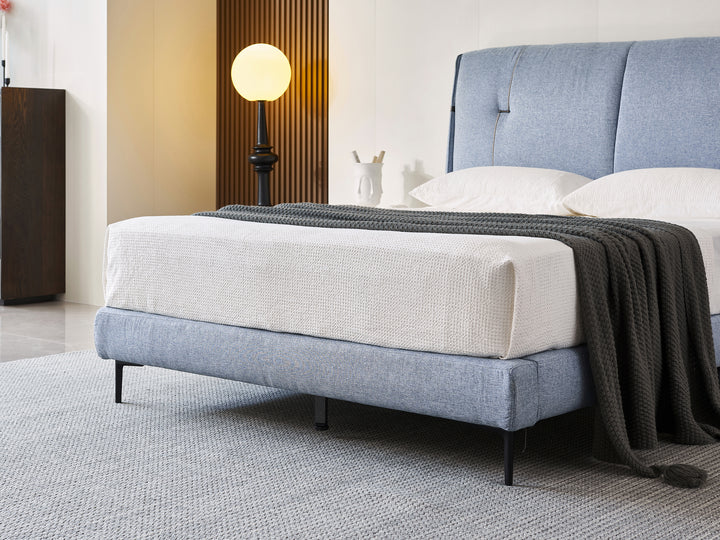 Memphis Tapered Upholstered Bed Frame