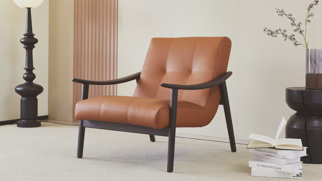 Dan Genuine Leather Armchair